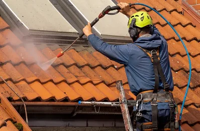 Démoussage et hydrofuge de toiture à Augicourt